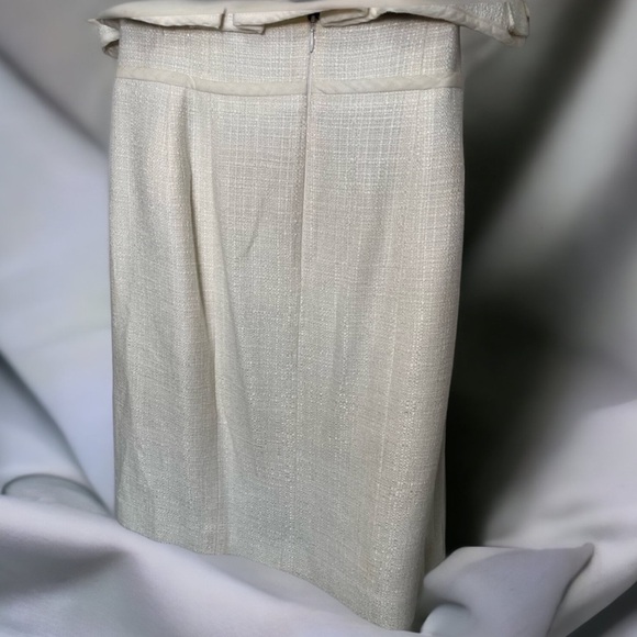 Vintage 90s Y2K Linen Blend Skirt Set with Jacket Blazer - Picture 6 of 10